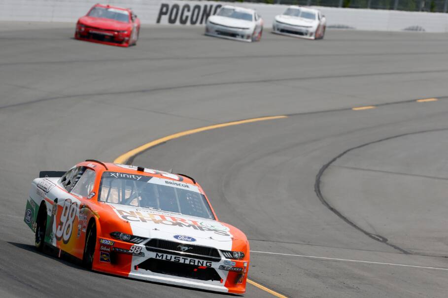 His teammate Chase Briscoe also was strong, finishing third. His teammate Chase Briscoe also was strong, finishing third.